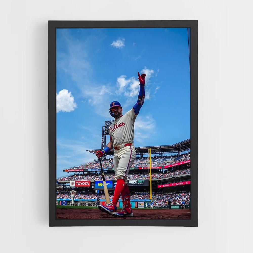 Poster Philadelphia de phillies – affiche Baseball (vue 2)
